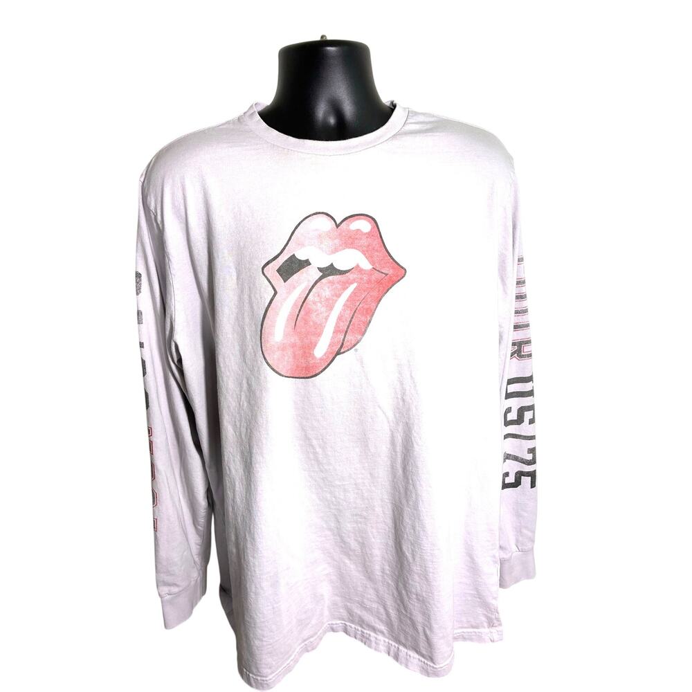 Rolling Stones Tour 1975 American Eagle Long Sleeve Tee